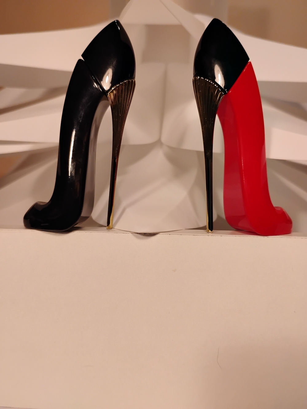 Carolina Herrera Black & Red Stiletto Heel Mini Perfume Bottles
